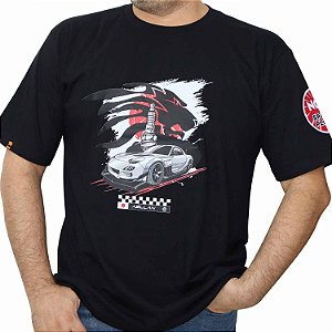 Camiseta Nippon Spark Plugs Preta Asllan Tam. G - Cód.12214