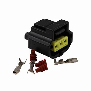 Conector 3 Vias Alternador ETE6682 Ford Fiesta - Cód.12742