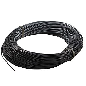 100m Cabo Flex. Automotivo 1.00mm Preto e Branco - Cód.13333