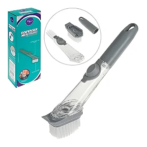 DISPENSER MULTIUSO C/ ESCOVA E ESPONJA