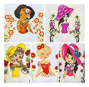 1 UNIDADE - PANO BONECA P/ FAZER SAIA EM CROCHÊ