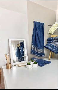 TOALHA DE BANHO PREMIUM - 530/G - 150X73 CM - AZUL - 1 UNIDADE