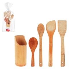 KIT BAMBU 4 PEÇAS + SUPORTE
