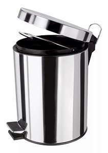 LIXEIRA INOX COM PEDAL