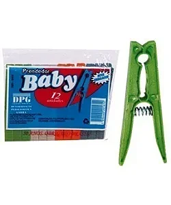 KIT 12 PRENDEDORES DE ROUPA P/ VARAL