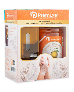 KIT PROMOCIONAL - LEVE 1 DISPENSERS SABONETEIRA + 1 SABONETE LIQUIDO 1 LITRO