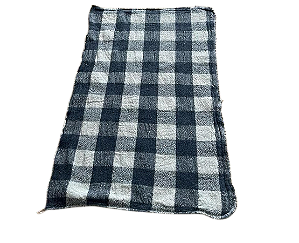 PANO DE PIA XADREZ DUPLO - PÉ DE GALINHA - 40X30 CM - 1 UNIDADE