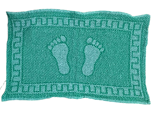 TOALHA DE PISO - 100% ALGODÃO - 40X70 CM - 1 UNIDADE