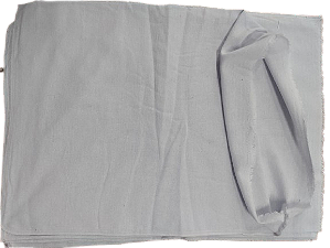 PANO DE CHÃO BRANCO - SACARIA DUPLA - 100% ALGODÃO - 50X68 CM - KIT COM 10 UNIDADES