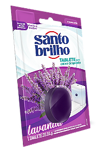 Tablete Santo Brilho Lavanda para Caixa Acoplada