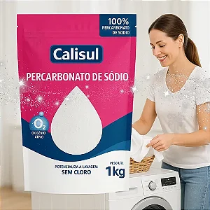 Percarbonato de Sódio Calisul 1kg Tira Manchas