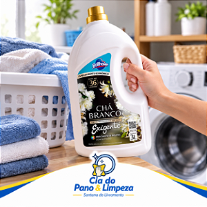 LAVA ROUPAS 3L CHÁ BRANCO - BRILHOLAC - LANÇAMENTO