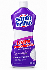 Santo Brilho Limpa Porcelanato Lavanda 750ml