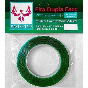 FITA DUPLA FACE TRANSP. 12X20M - MASTER TAPE