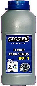 FLUIDO FREIO DOT 4 500ML - RADNAQ