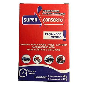 COLA SUPER CONSERTO INSTANTANEA SOLDA PLASTICA 32G