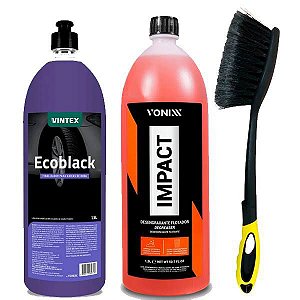 KIT LIMPEZA CAIXA DE RODA IMPACT ECOBLACK CADILAC VONIXX