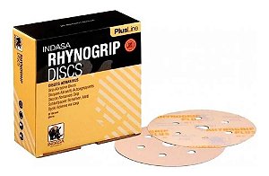 KIT COM 50 DISCO DE LIXA P320 RHYNOGRIP PLUS - INDASA