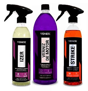 Strike Piche + Verniz De Motor + Izer Descontaminante Vonixx
