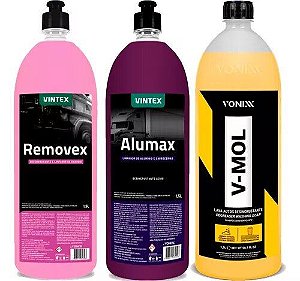 Kit Limpeza Automovel Desingraxante + V-mol Vonixx