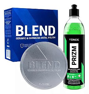 BLEND METAL POLISH VONIXX + PRIZM LIMPADOR DE CHUVA ACIDA COR ALUMINIO