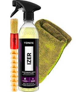 Kit Descontaminante Ferroso Izer Pincel Pano 40x40