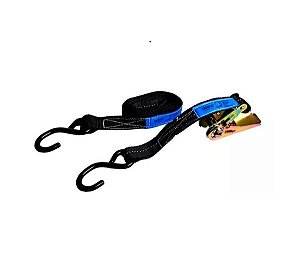 Conjunto Cinta E Catraca 800kg 25mm 3m S Preto