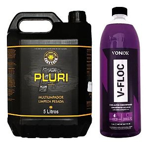 Lava Auto Vfloc 1,5l Vonixx + Pluri 5 Litros Easytech