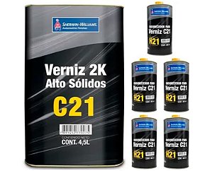 Lazuril Verniz 2k Alto Solidos C21 4,5 Litros