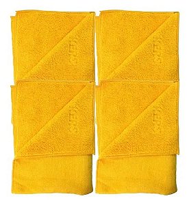 4 Flanelas De Microfibra Dual Loop 360gsm2 40x60cm Kers