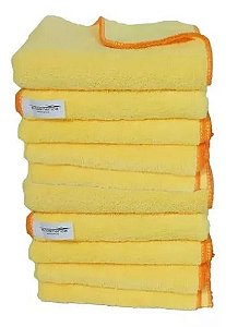 Kit Com 10 Flanela De Microfibra Autoamerica Premium 60x40