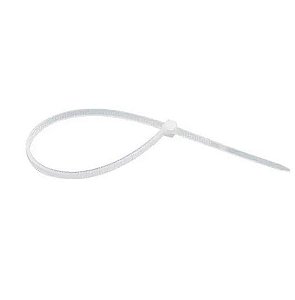 Abracadeira De Nylon 200x2,5mm Branca Com 100un