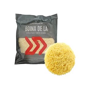 Boina Dupla Face La Super Macia  Amarela  190mm-perfecto Corte