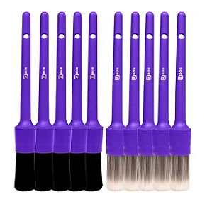 5- Pincel Zacs Detalhamento Automotivo Interno + Externo