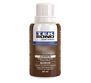Tekbond Corante Liquido 50ml Marrom      Tekbond