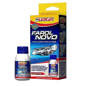 2x Renovador Liquido Farol Luxcar Limpa Restaura Facil