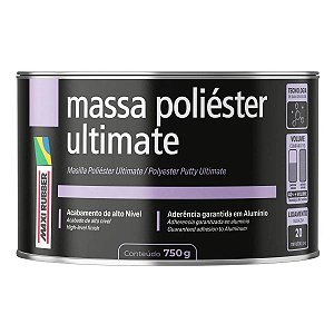 Massa Poliester Ultimate 750g Maxi Ruber