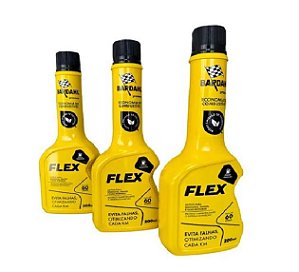 Kit 3 Bardahl Flex Aditivo P/combustivel Motor Flex 200 Ml