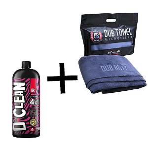 Kit Limpador D Clean 4x1 1,5l + Toalha Microfibra 60x120
