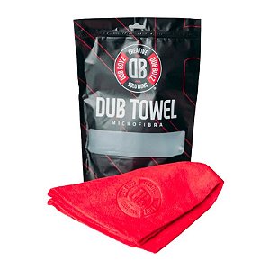 Dub Boyz Toalha Microfibra 350gsm 40x40cm Vermelha