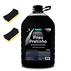 Pretinho Vonixx 5l Brilho Molhado Duradouro + 2 Aplicadores