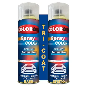 Tinta Spray Tricoat B. Pol. Branco Topazio Perol (base + efeito) 600ml 16 HONDA N