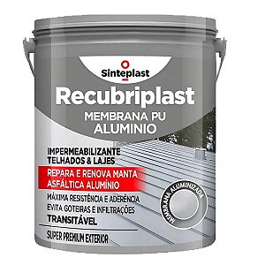 Membrana Pu Aluminio 3,6l - Sinteplast 19071404