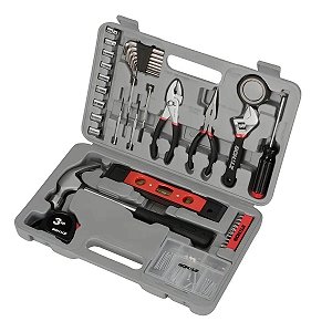 Cj De Ferramentas Manuais De Uso Hobby Com 100 Pecas Variadas