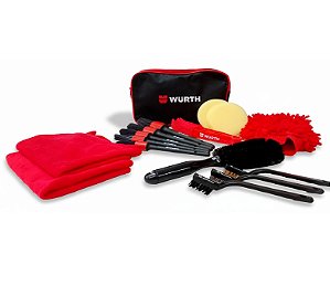 Kit Limpeza Estetica Automotiva 16pcs Wurth