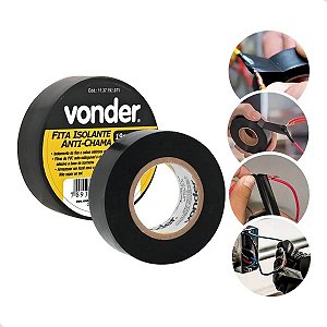 Fita Isol 19mmx05m Preta Vonder - 1137190513