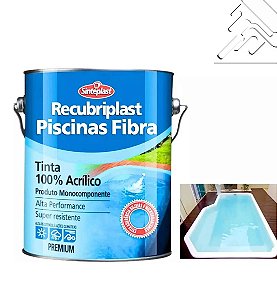 Rec. Piscinas Fibra Fosco Branco - 3,6 L - 19088004
