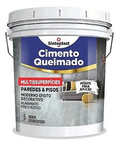 Sinteplast Cimento Queimado Multissuperficies Camurca - Balde 5 Kg