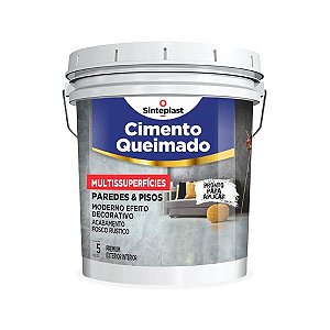 Sinteplast Cimento Queimado Multissuperficies Chocolate - Balde 5 Kg