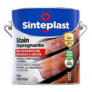 Sinteplast Stain Impregnante B. Agua Incolor 3,6l Acet
